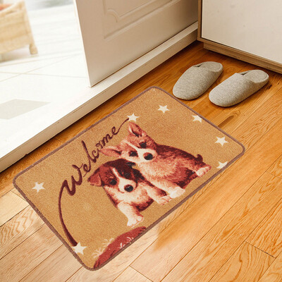 Cape Pudding mat home ring velvet printed door mat floor mat 4060 WH-5059