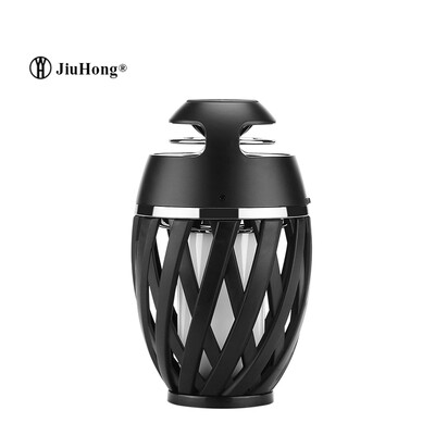 

Портативный аудиоплеер Светодиодный пламенный светильник Атмосфера Мягкий свет Совместим с большинством смарт-устройств