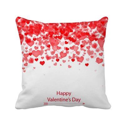 

сердце цветы с днем святого валентина площадь бросить подушку включить подушки покрытия дома диван декор подарок