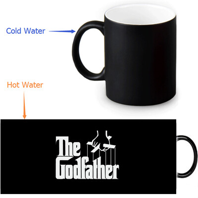 

The Godfather 350ml12oz Heat Reveal Mug Color Change Coffee Cup Sensitive Morphing Mugs Magic Mug Milk Tea Cups