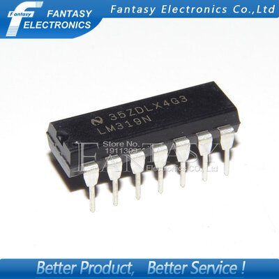 

10PCS LM319N DIP14 LM319 DIP new and original IC free shipping