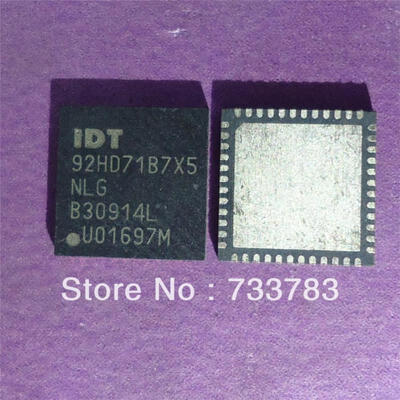 

5pcs/lot IDT92HD71B7X5NLG IDT 92HD71B7X5NLG 92HD71B7X5 4-CHANNEL HD AUDIO CODEC OPTIMIZED FOR LOW POWER