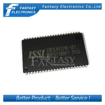 

5PCS IS61LV51216-10TLI TSOP44 IS61LV51216-10 SMD IS61LV51216 TSOP new and original IC free shipping
