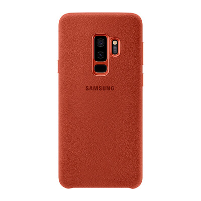 

Samsung SAMSUNG S9 mobile phone shell mobile phone sets original Alcantara protective shell protective cover suede shell red