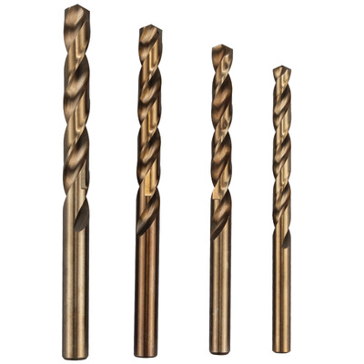 

Jimmy Home JM-GT14002 Cobalt Bits Hand Drill Impact Drill Metal Stainless Steel High Speed ​​Steel Twist Drill 4 Pack 7-10mm