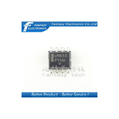 

5PCS LM833DR2G SOP8 LM833DR2 SOP LM833DR LM833 SMD new and original IC free shipping