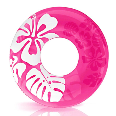 

INTEX Hibiscus Flower Float Adult Swim Ring Diameter 91 Rose