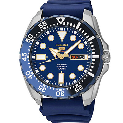 

Seiko5 Спортивные часы Seiko SEIKO автоматический / ручной завод Shuigui светящейся водонепроницаемый часы SRP605J2