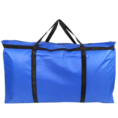 

Shan Shili Reinforced oversized Oxford cloth moving bag thick waterproof luggage storage bag packing bag treasure blue package 1006030cm