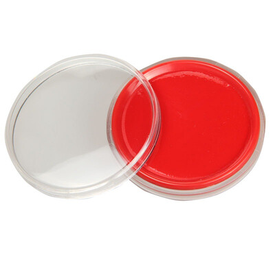 

Miki (SUNWOOD) 6281 Φ65mm round transparent shell quick print India red