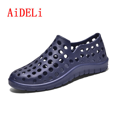 

AiDELi Men fashion flip flop light sandals beach shoes