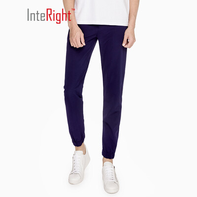 

INTERIGHT casual pants mens high stretch beam casual pants Navy 30 M