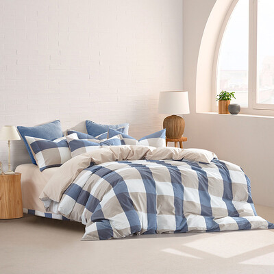 

Brata Four piece suit cotton Water washing cotton simple cotton bedding Kit