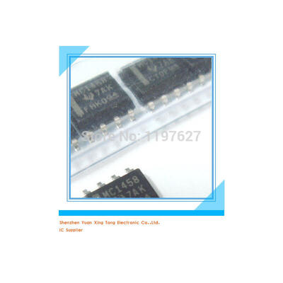 

Free Shipping 20pcslot MC1458CD MC1458 SOP8 NEW IN STOCK Electronic components IC Operational amplifier