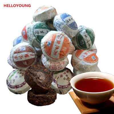 

10 Pcs Different Flavors Tea China Top-Grade Raw and Cooked Pu'Er Tea,Yunnan Puer tea Cost-effective Slimming Mini Pu'erh Tuocha