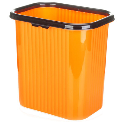 

Ailaiya ailaiya square crimping plastic trash cans black LF1327