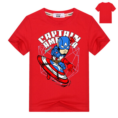 

2018 Fashion Avengers Captain America T Футболка с длинными рукавами Футболки с длинным рукавом Футболки с длинными рукавами Super