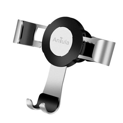 

Antula A089 car phone holder air outlet metal gravity bracket for 45-6 inch mobile phone car accessories bracket universal rose gold