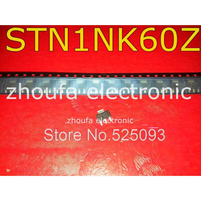 

50pcslot STN1NK60Z 1NK60Z SOT-223