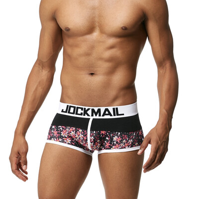 

JOCKMAIL low-rise mens boxer briefs cotton print comfort soft absorbent sweat