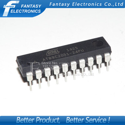 

20PCS AT89C2051-24PU DIP20 AT89C2051-24 DIP AT89C2051 new and original IC free shipping