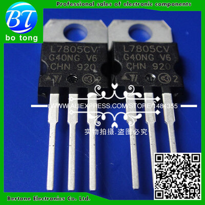 

10pcs L7805CV L7805 7805 Voltage Regulator 5V 1.5A TO-220