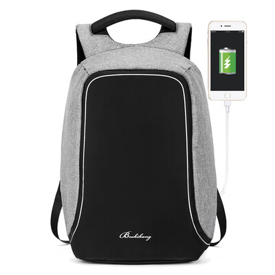 

Boshikang Марка компьютер рюкзак Для мужчин Оксфорд Anti-Theft Тетрадь Рюкзак 15.6 дюйма Водонепроницаемый путешествия школьный рю