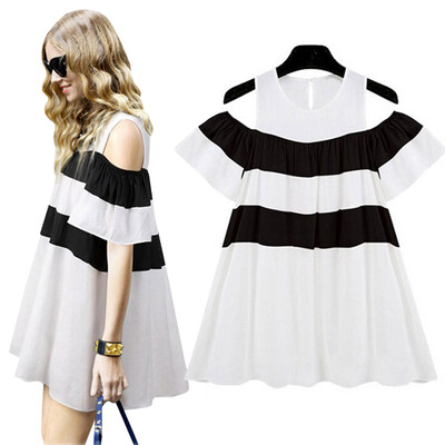 

Lovaru ™2 015-новому мило с коротким рукавом о-образным вырезом высокое качество летом стиль Мягкий выше колена мини сокращенное женские платья