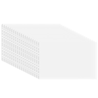 

Coix A3 loose-leaf bag 11 hole white strip horizontal type information bag 20 pages EH450 transparent