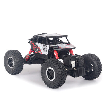 

RC Car 1:18 4DW 2.4GHz Metal Rock Crawlers Rally Climbing Car Double Motors Bigfoot Car Remote Control Model Toys for Boys.