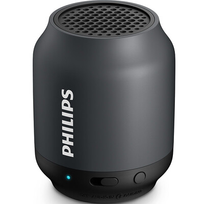 

Philips (PHILIPS) BT25B беспроводной Bluetooth-динамик портативный мини-Q'Q 'динамик совместимый Apple / Andrews мобильный телефон / компьютер небольшой звук черный
