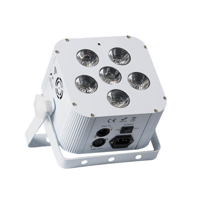 

Светодиодный кубик с малыми подсветками 6x18W Rgbwauv 6in1 smart dj аккумуляторная мощность беспроводной подсветка