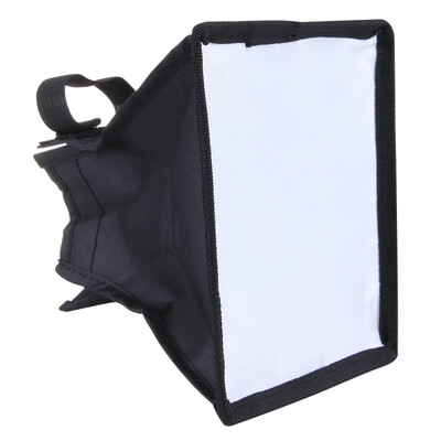 

Portable Flash Folding Soft Box Without Flash Light Holder Size 15 x 17 cmBlack White