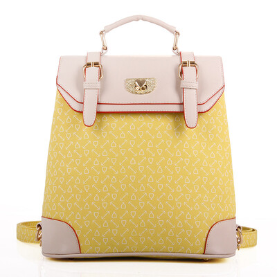 

2015 Fashion Summer Women School Bags PU Leather Print Shoulder Bags Small Ladies Designer Handbags High Quality Backpack