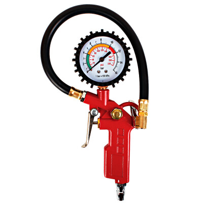 

Cool Lapp KULAIPU pointer inflatable gun tire pressure gauge tire pressure gauge can deflate tire pressure gauge tire pressure monitoring vehicle pressure gauge inflatable gun KLP-86005 red