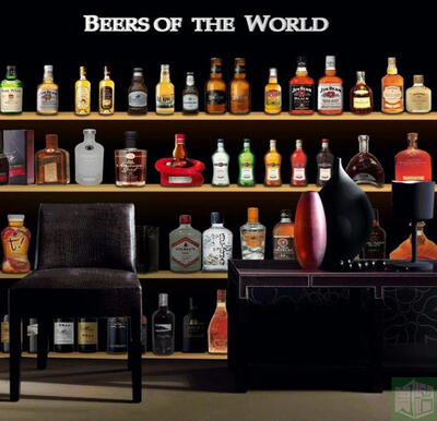 

Пользовательские фото обои Бутылка винного замка отеля бар обои KTV большой росписи темы украшения 3D стерео обои фрески