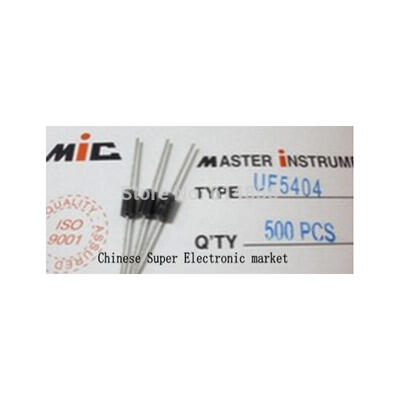 

100PCS UF5404 400V 3A DO-27 Quick Recovery diode