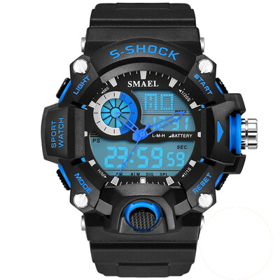 

SMAEL Watches Men Military Mens Watch Reloj Electronic Led Sport Wristwatch Digital Male Clock  Shock Sport Watch Men