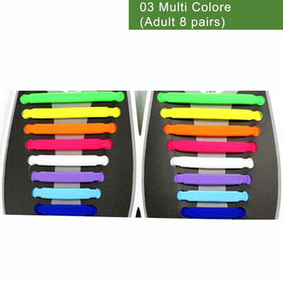 

JUP8 Sets 128 Pcs New Creative Design Unisex Women Men Athletic Wear No Tie Shoelaces Elastic Silicone Laces All Sneakers Sport