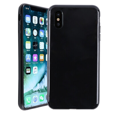 

Weiji iPhone X Phone Case Cover Plating Phone Case Black for iPhone X