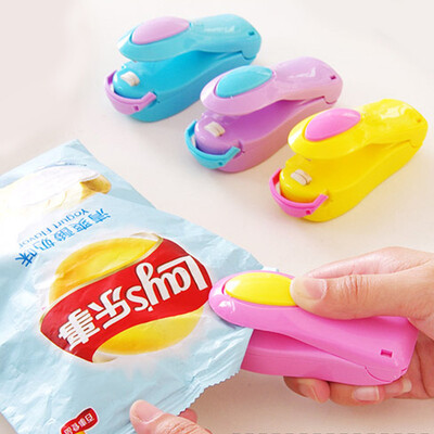 

1 Piece Portable Household Mini Heat Sealing Machine Ceramic Impulse Sealer Seal Packing Capper Plastic Bag Sealer