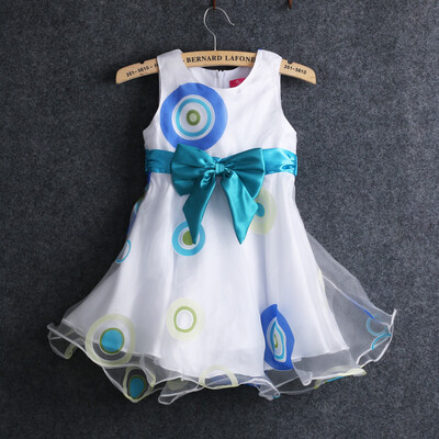 

CANIS@Fashion Kid Girls' Dot Pattern Bowknot Dress