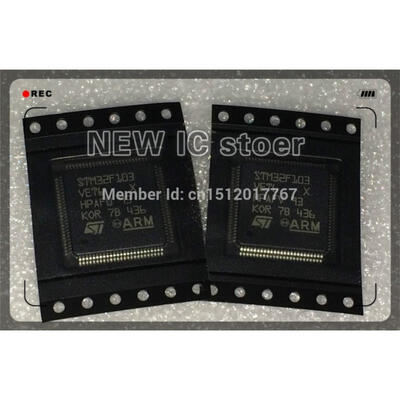 

Free Shipping 2pcs/lots STM32F103VET6 32F103VET6 LQFP-100 100%New original IC In stock!