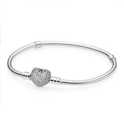 

PANDORA Pandora Heart Shaped Base Bracelet 590727CZ-18