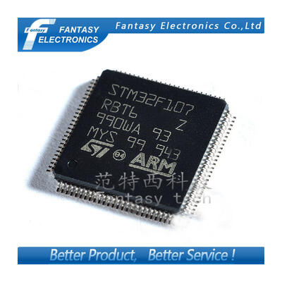 

2PCS STM32F107RBT6 QFP64 STM32F107 QFP ARM new and original IC free shipping