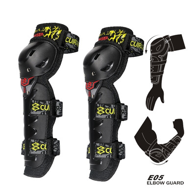 

CUIRASSIER Motorcycle Motocross Off-Road Racing Elbow Pads Protection Knee Brace Safety Guards Protective Sports Protector Armor