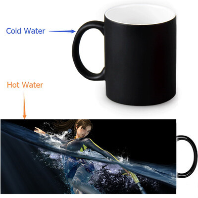 

Underworld 350ml12oz Heat Reveal Mug Color Change Coffee Cup Sensitive Morphing Mugs Magic Mug Milk Tea Cups