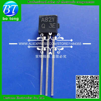 

Free shipping A821 2SA821 Transistor TO-92 Transistor 20pcsbag