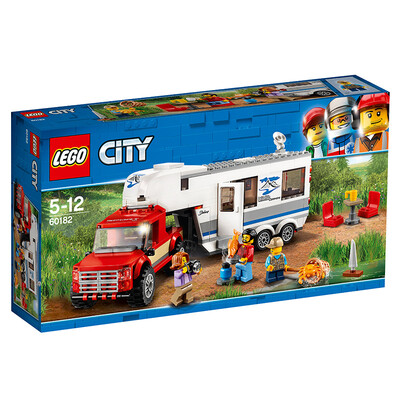 

LEGO building blocks city group series parent-child camping car 5-12 years old 60182 childrens toys boys&girls birthday gifts
