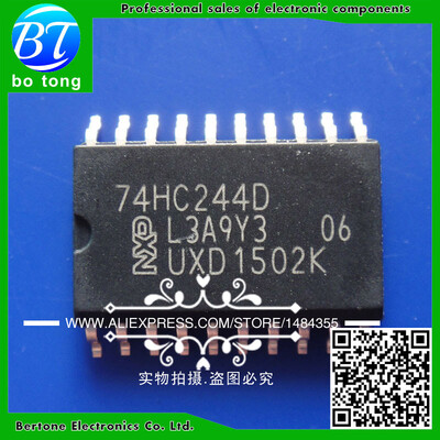 

Free shipping 100pcs SMD logic ics 74HC244 74HC244D SN74HC244D SOP20 new original
